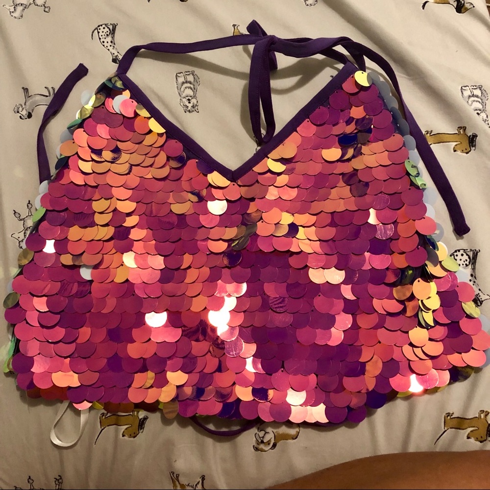 IHeartRaves Sequin Top